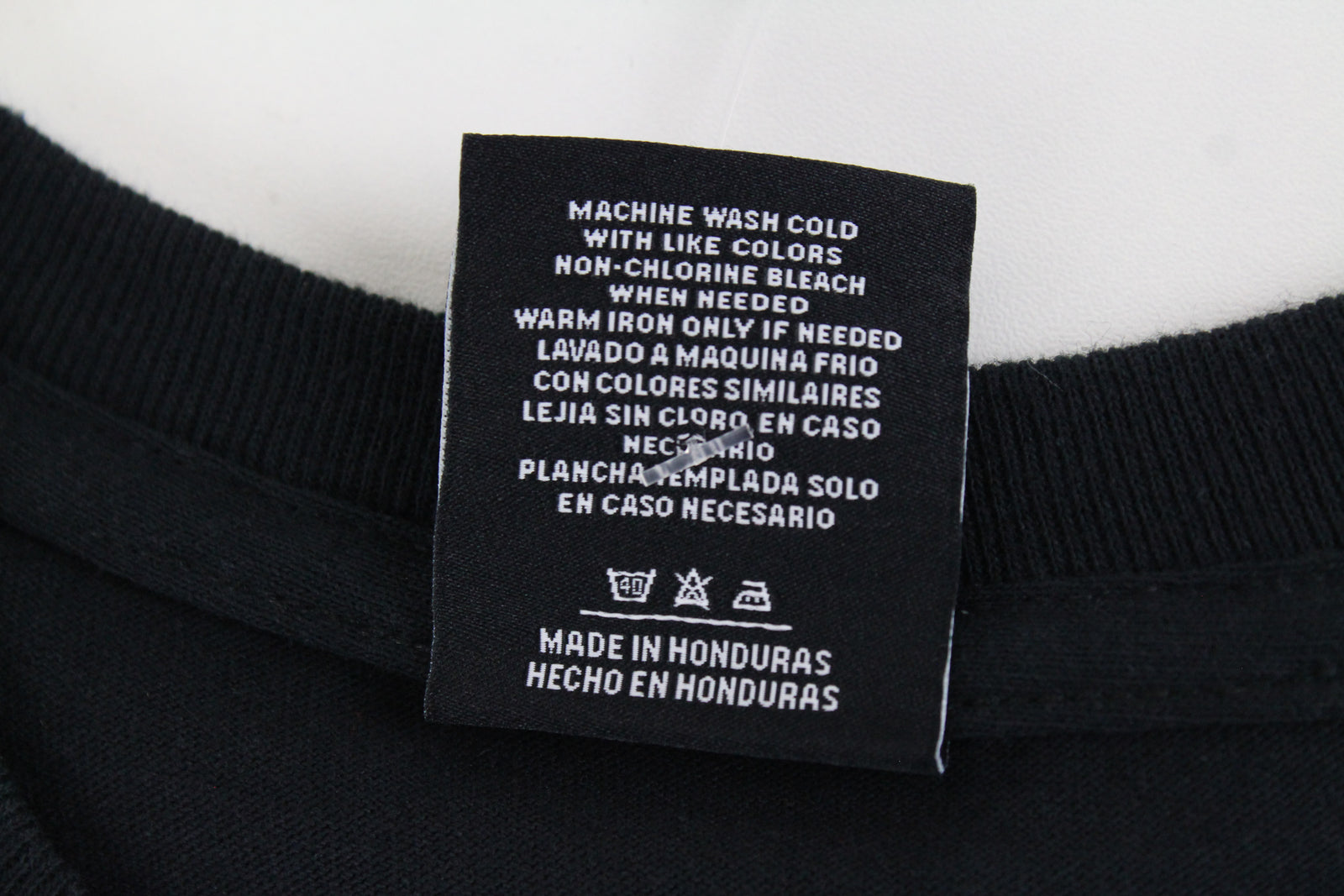 HUF Men T-Shirt S Navy Cotton Round Neck Short Sleeved Logo Pullover Stretch