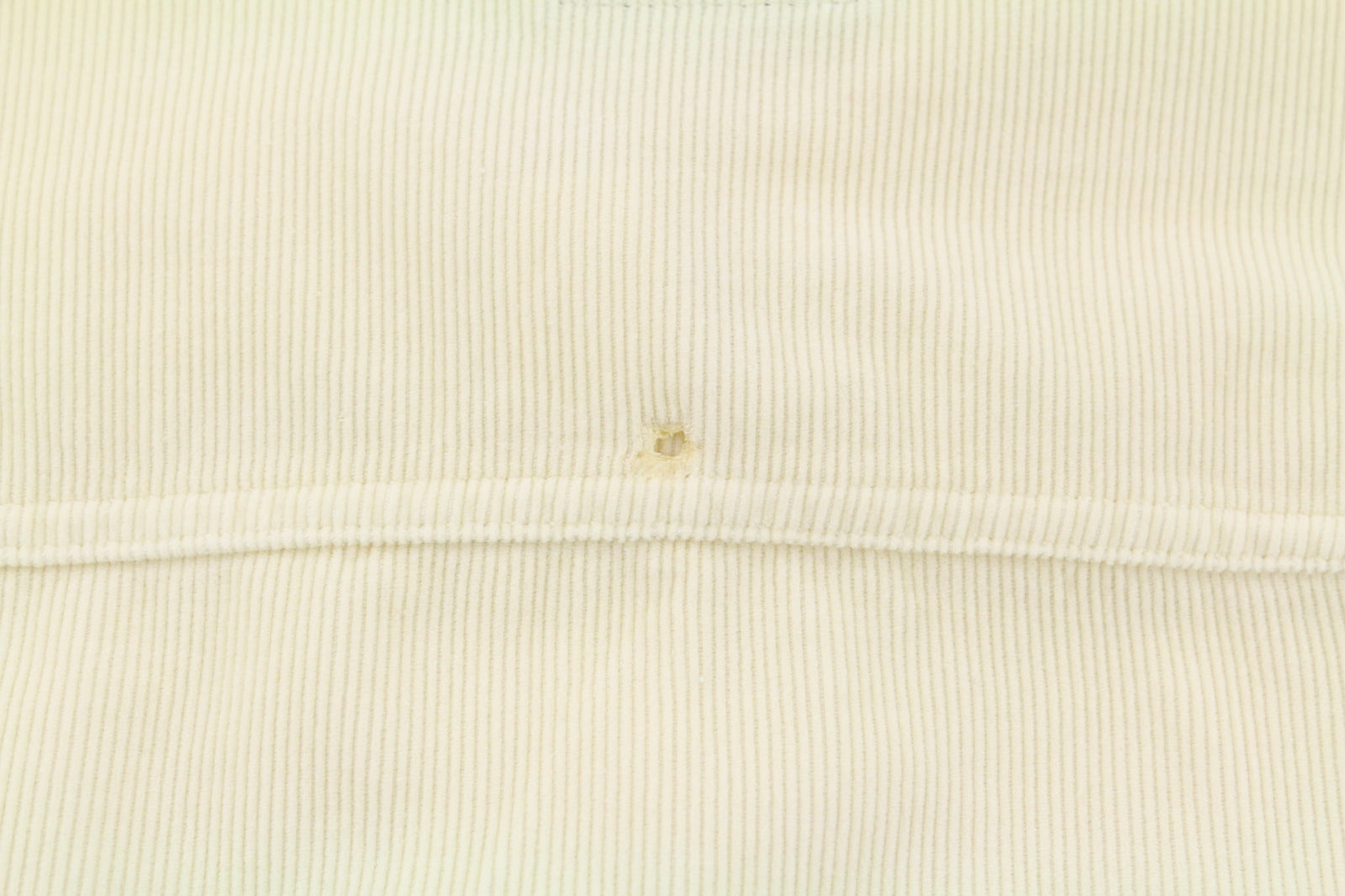 NUDIE JEANS Ronny Men Jacket S Dusty White Organic Cotton Corduroy Logo Buttoned