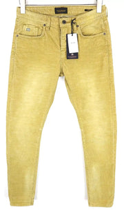 SCOTCH & SODA Dylan Men's Trousers W28/L32 Brown Super Slim Stretch Corduroy