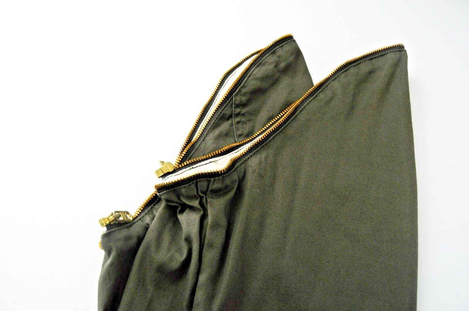 SCOTCH & SODA Men Jacket Vest L Green Lined Cotton Long Sleeve Collar