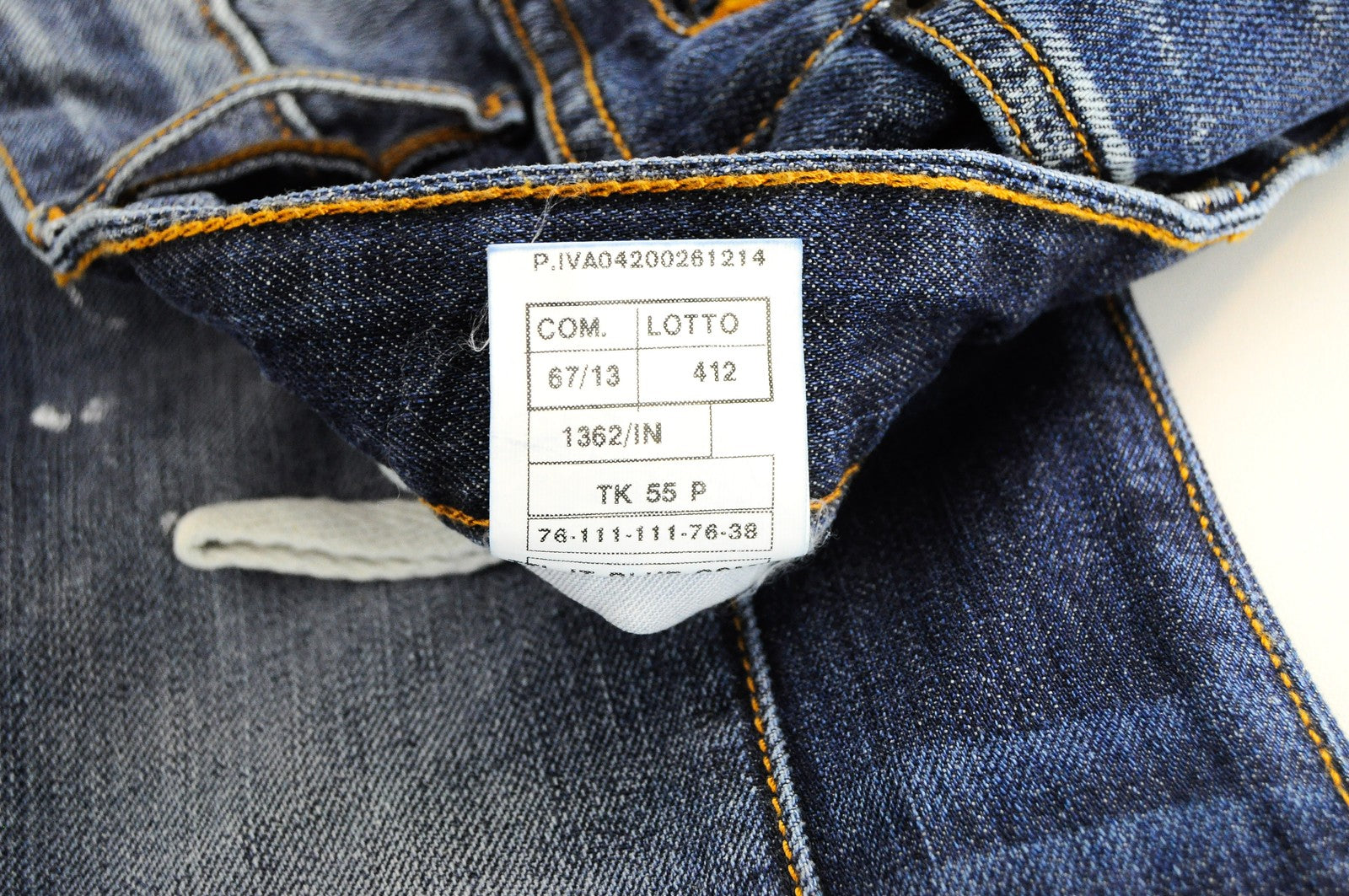 TAKESHY KUROSAWA vyriški mėlyni medvilniniai džinsai, skalbti, su 5 kišenėmis, W30 dydis 