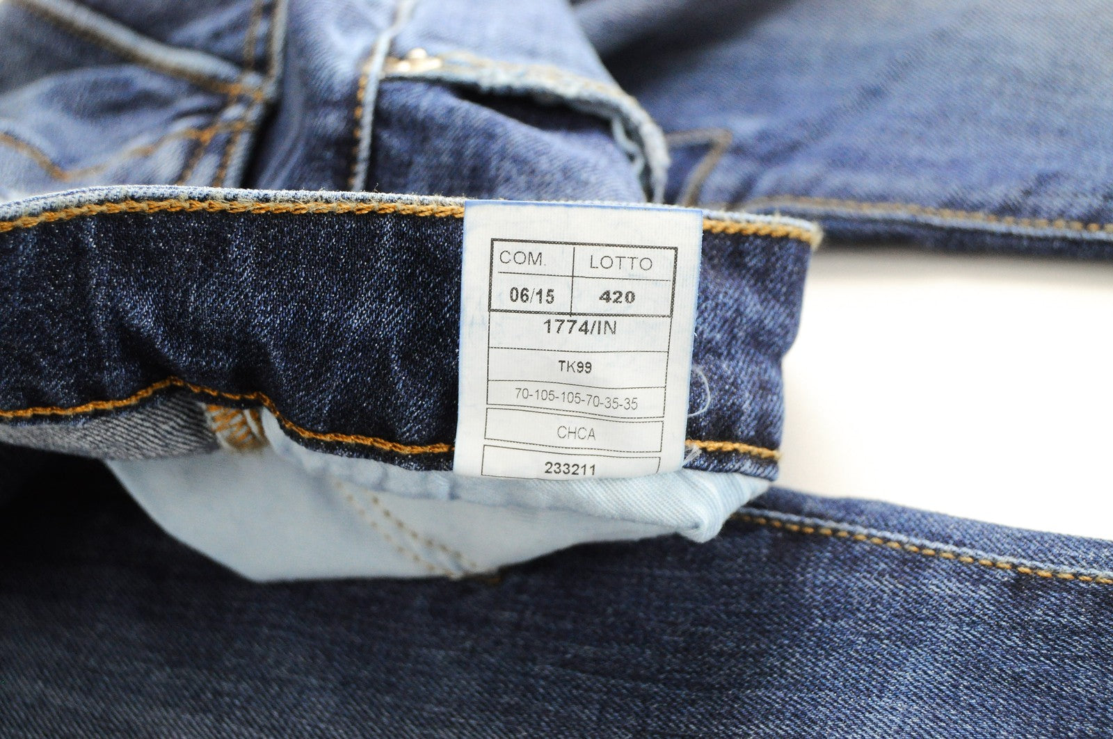 TAKESHY KUROSAWA vyriški džinsai W32 mėlyni, medvilniniai, skalbti, tamprūs, 5 kišenių, įprasti. 