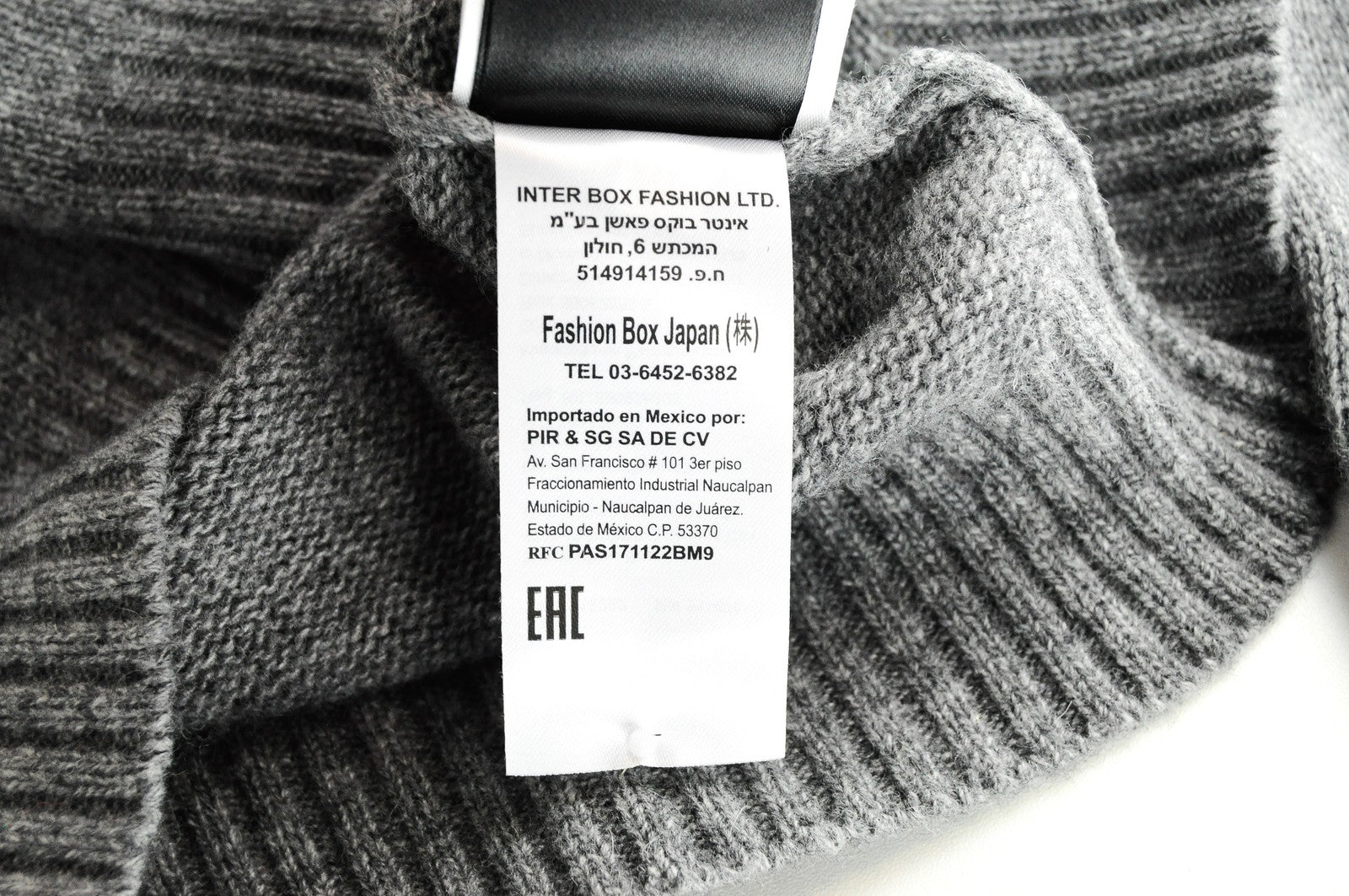 REPLAY Jumper Men's XS Wool Blend Grey Pullover Knitted Logo Long Sleeve Sweater