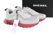 DIESEL S-Tyche Low Cut Women Sneakers EU39 White Leather Almond Toe RRP€150