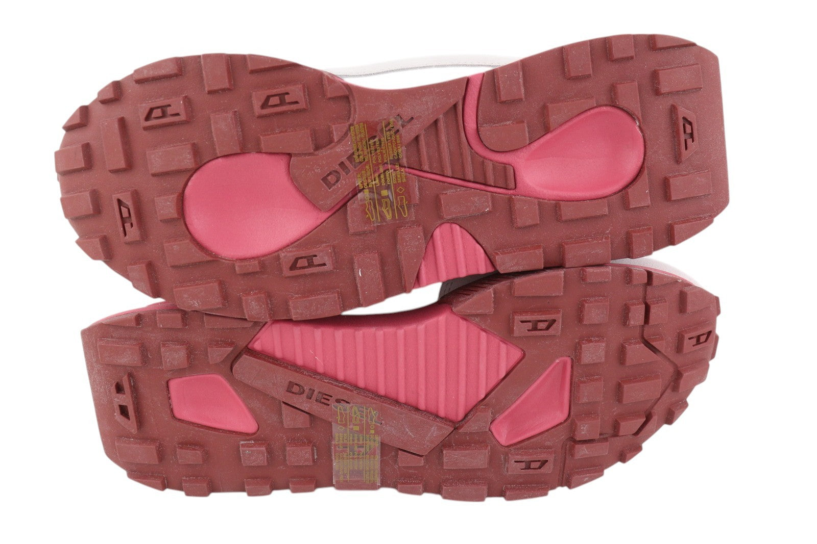 DIESEL S-Tyche Low Cut Women Sneakers EU39 White Leather Almond Toe RRP€150