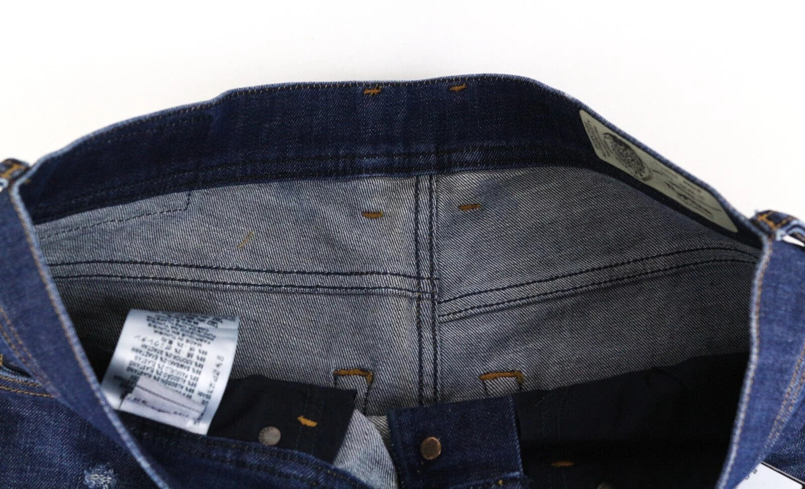 DIESEL Tepphar R7NA8 Men's Jeans W30/L34 Slim Carrot Fit Blue Stretch Distressed