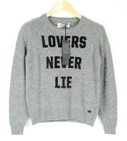 REPLAY Jumper Men's XS Grey Wool Blend Pullover Knitted Long Sleeve Sweater