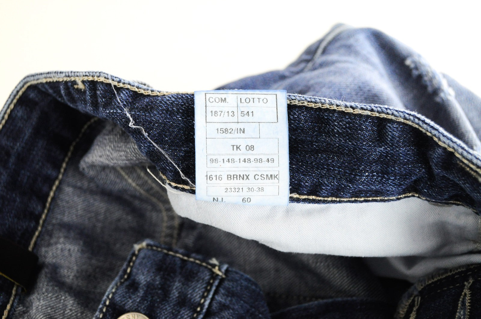 TAKESHY KUROSAWA Jeans Men's W30 Blue Cotton Wash Distressed Regular Fit