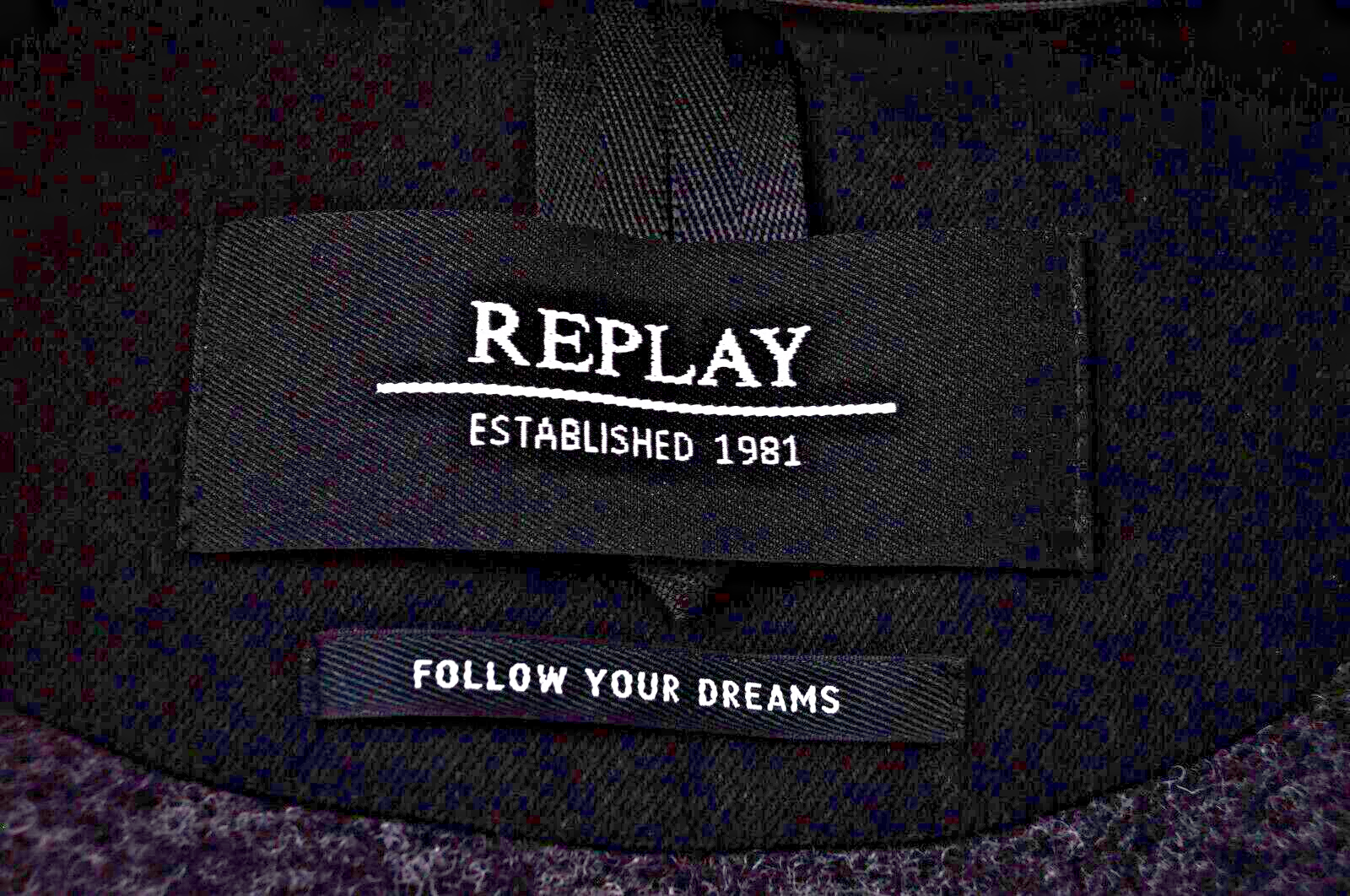 REPLAY Men Coat M Grey Wool Blend Hooded Snap Single-Breasted Long Sleeve