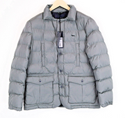 HARMONT & BLAINE Men Jacket L Grey Quilted Single-Breasted Long Sleeve