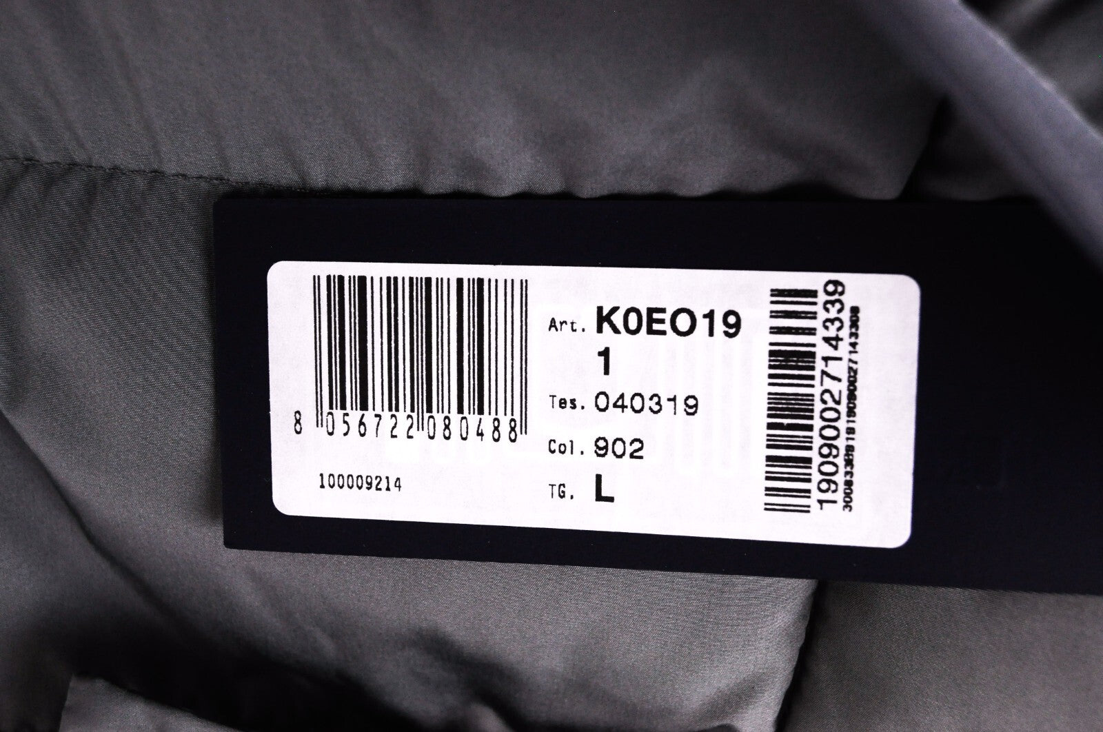 HARMONT & BLAINE Men Jacket L Grey Quilted Single-Breasted Long Sleeve