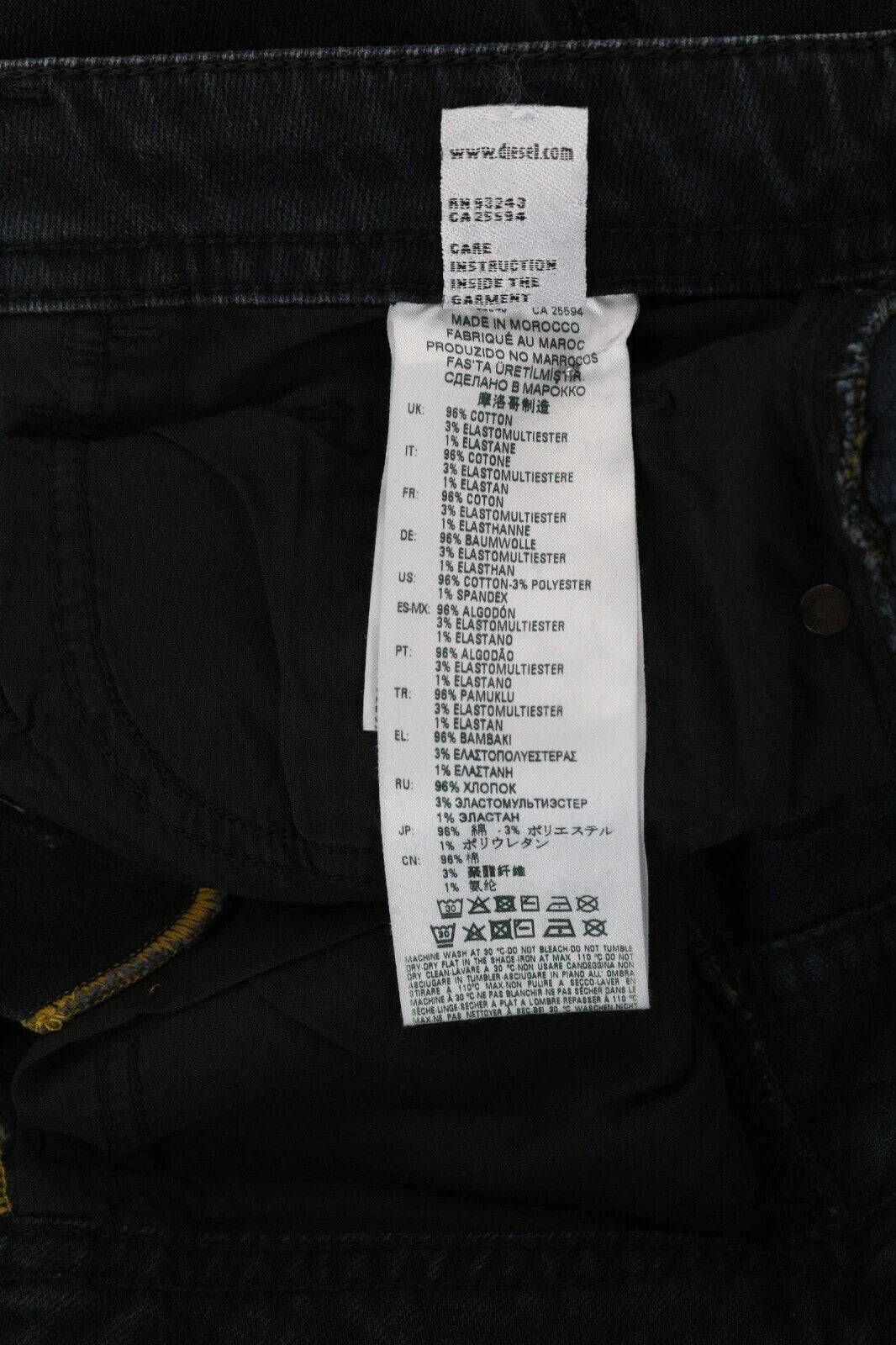 DIESEL Thommer 084NK Men's Jeans W28/L30 Slim Skinny Cotton Stretch 5-Pocket