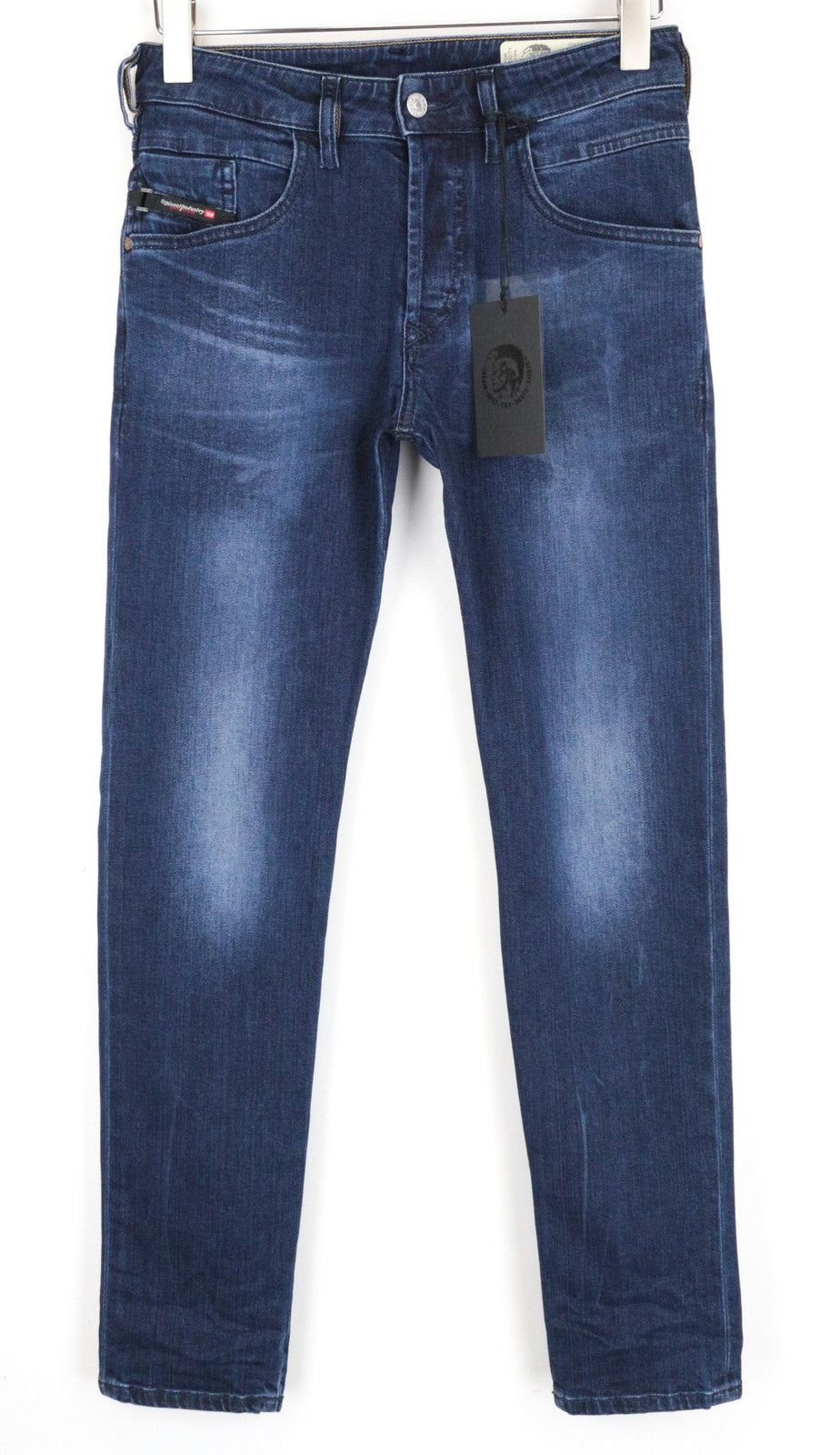 DIESEL D-Bazer 083AT W26/L32 Men's Jeans Blue Cotton Stretch, Taper & Button Fly