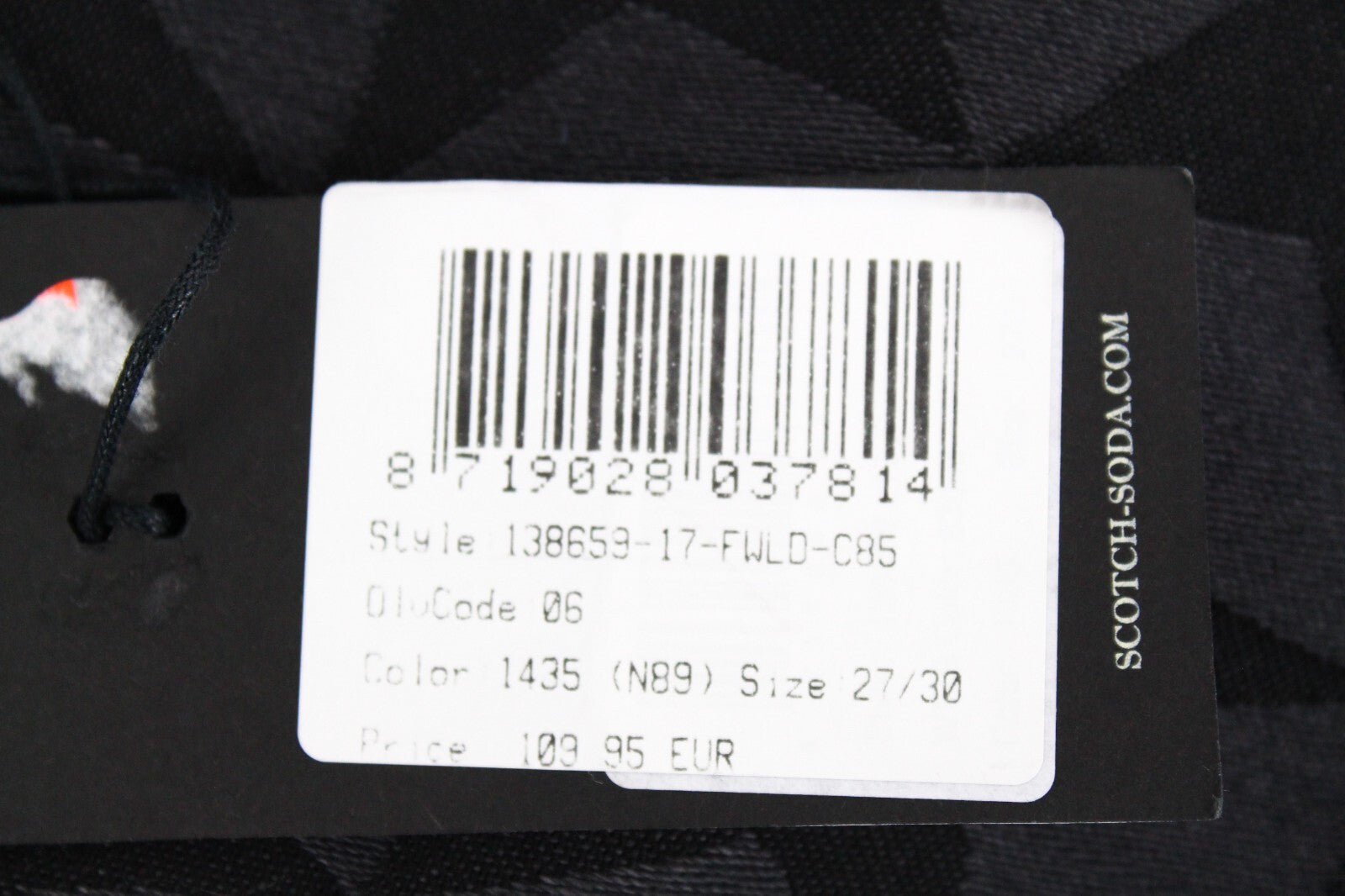 SCOTCH & SODA Women Jeans W27/L30 Stars Grey Flare Skinny Jacquard Style