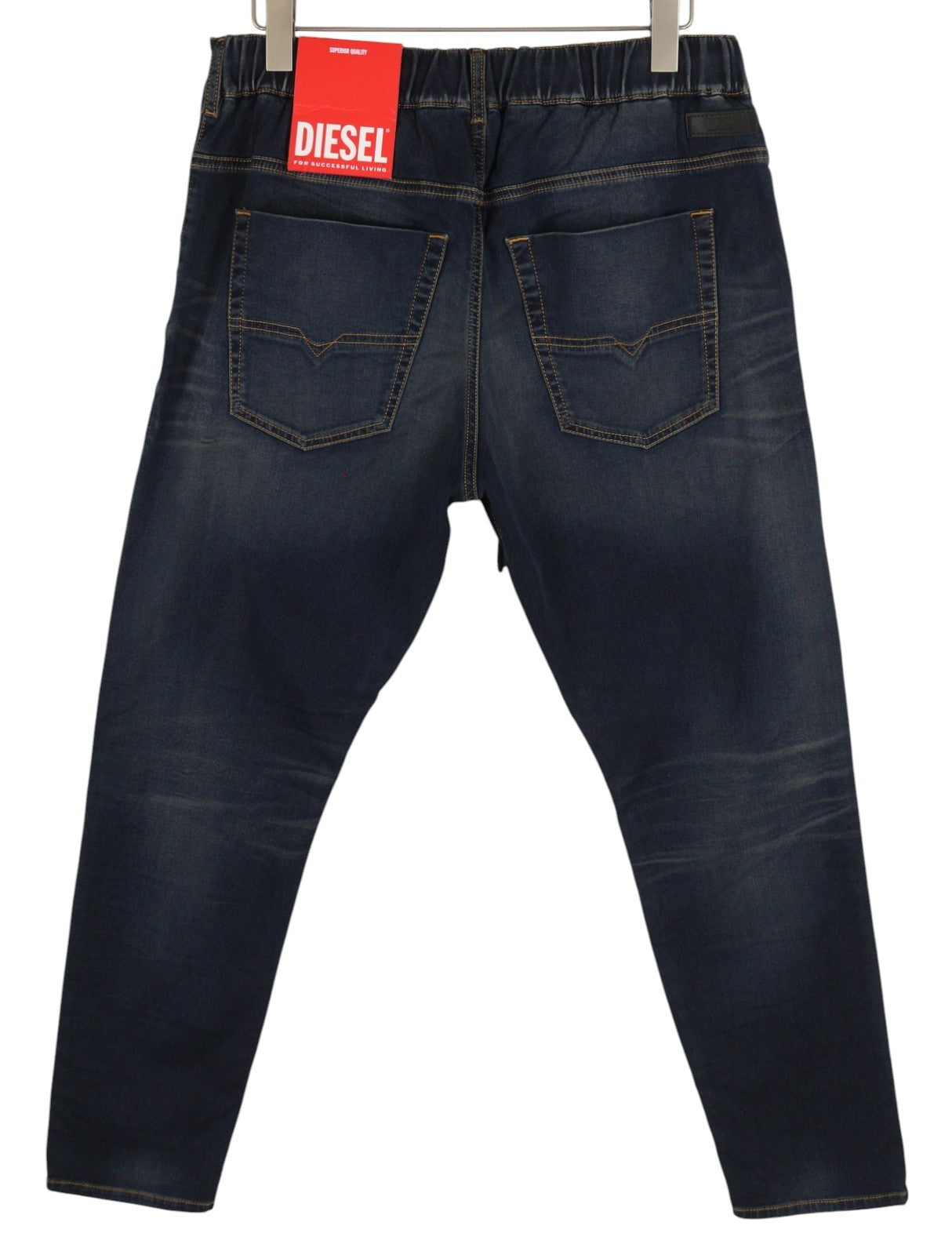 DIESEL Krooley Jogg E69UB Men Jeans W36/L32 Stretchy Tapered Washed Blue RRP€295