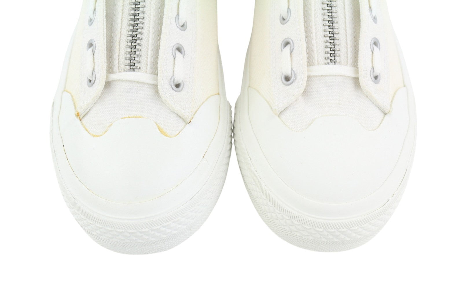 DIESEL S-Astico Mzip W Women Sneakers EU39 White Lace Up Almond Toe RRP€180