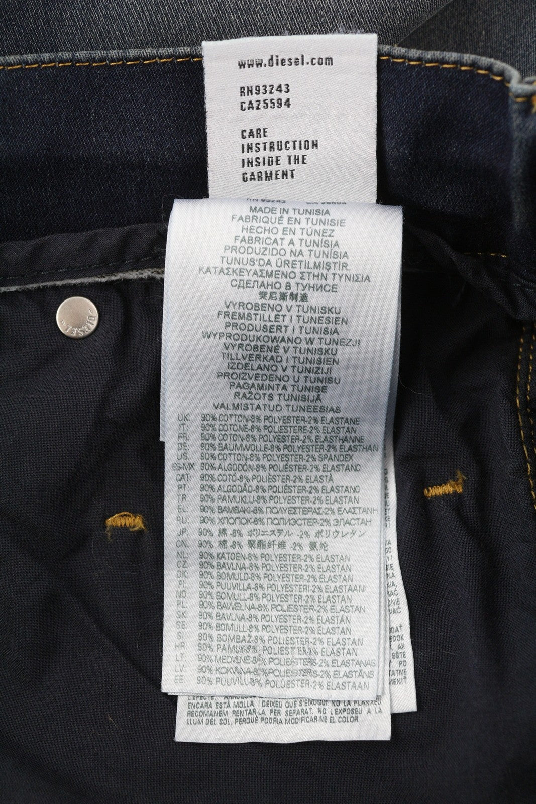 DIESEL Krooley Jogg E69UB Men Jeans W26/L32 Stretchy Tapered Washed Blue RRP€295