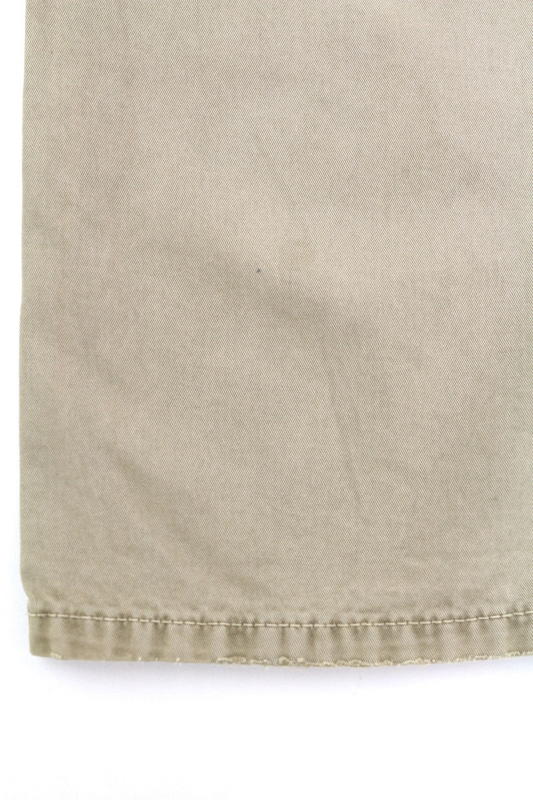 NUDIE JEANS Khaki Regular Men Trousers W29/L32 Beige Chino Button Fly Pockets