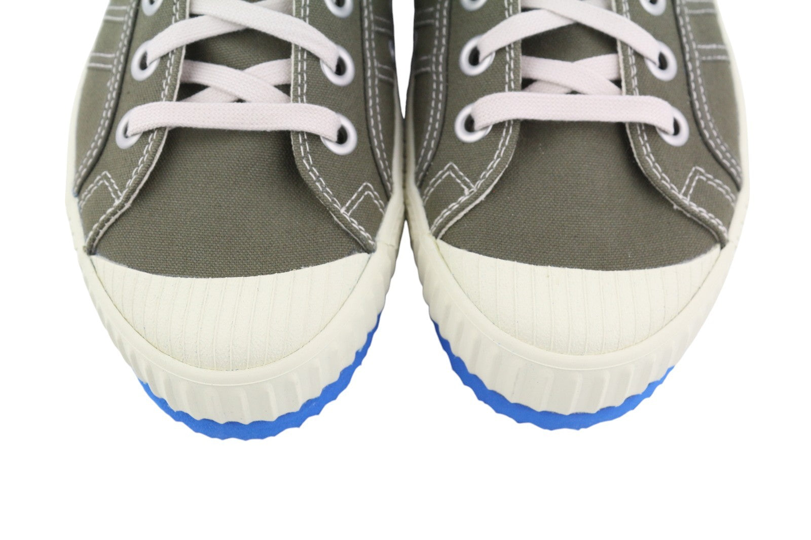 DIESEL S-Yuk MC Men Sneakers EU44 Grey Mid Top Lace Up Almond Toe RRP€120