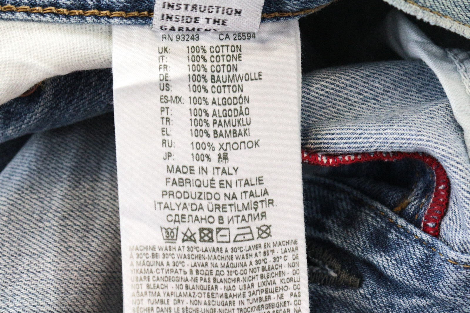 DIESEL Mharky 080AF Men's W29/L32 Jeans Skinny Blue Ripped Fit Cotton Denim