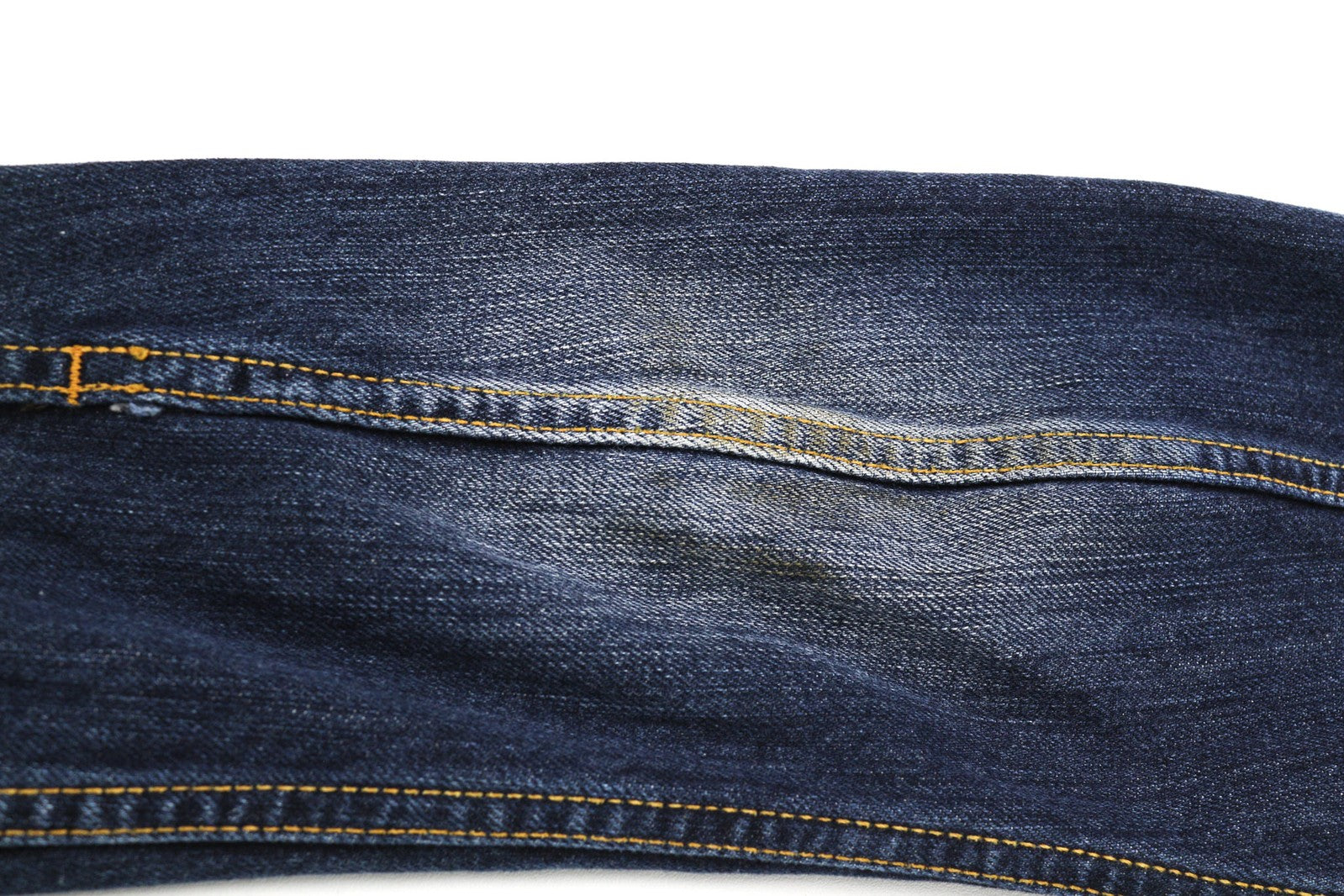 NUDIE JEANS Terry Men Jacket XS Vintage Worn Denim Logo Spread Neck Buttoned