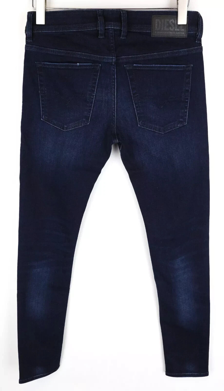 DIESEL Sleenker-X 083AG vyriški džinsai W29/L32 Slim Skinny medvilniniai tamprūs mėlyni