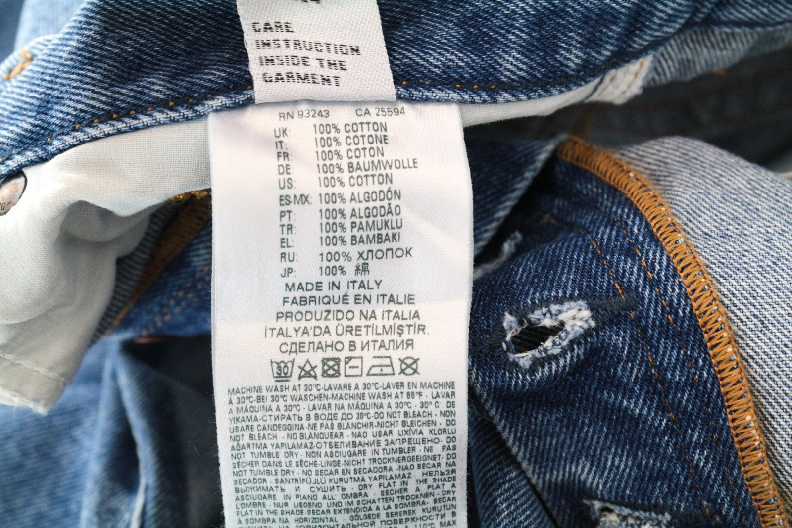 DIESEL Mharky 0077V W29/L32 Bleached Blue Jeans Slim Cotton 5-Pocket for Men's