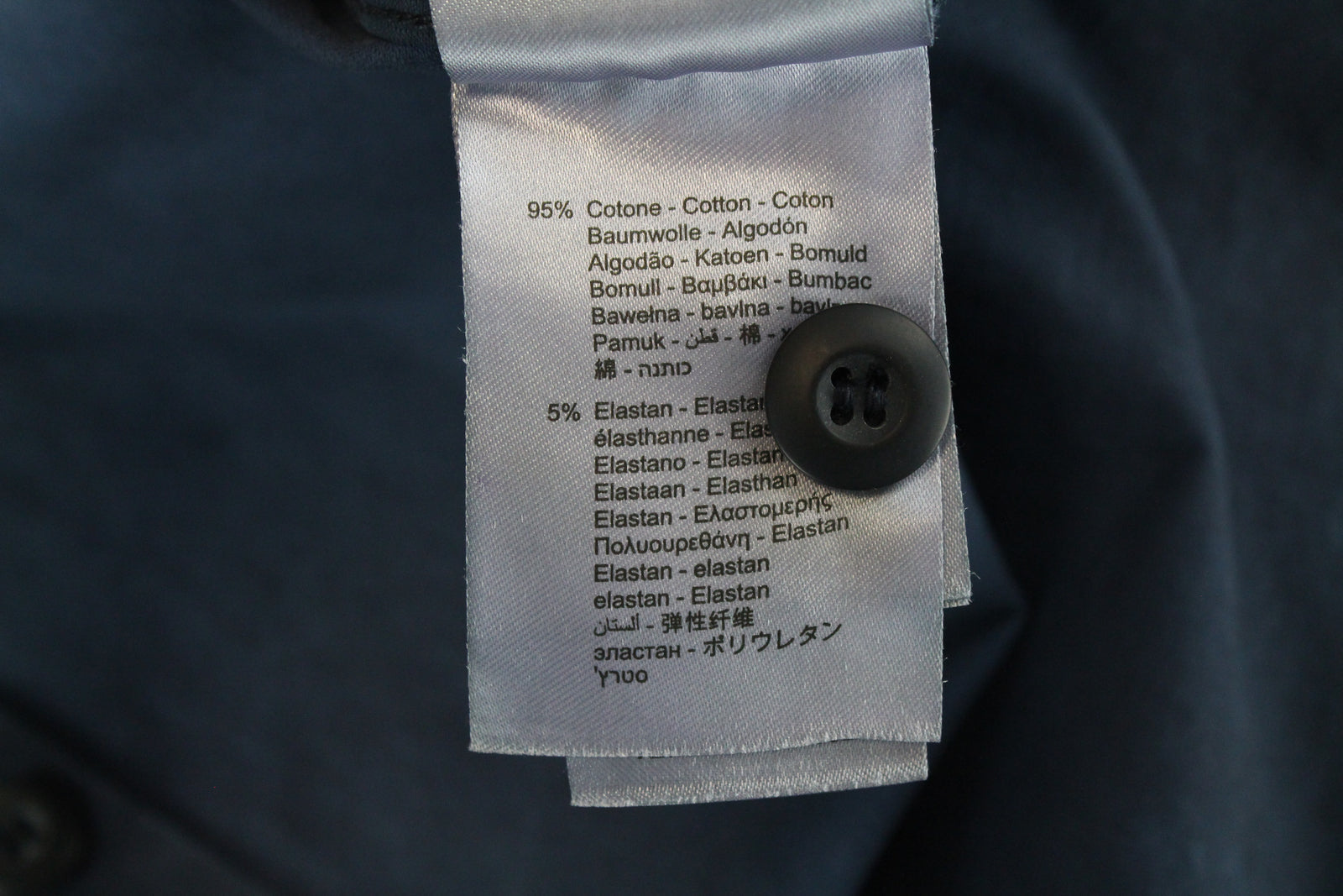 REPLAY Worker-Style Women Jacket M Dark Blue Short Overshirt Patched Pockets