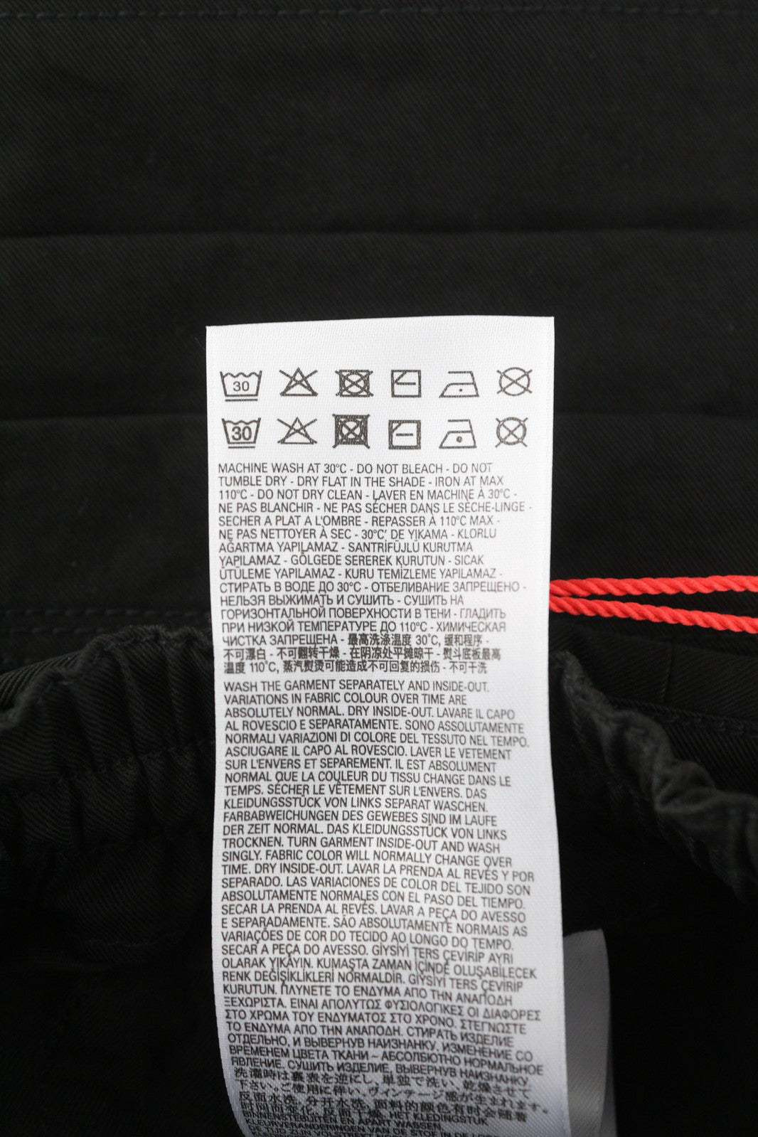 DIESEL P-Mirta-NL Women Trousers 2XS Black Cargo Patch Pockets RRP€300