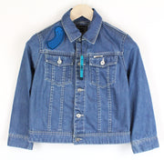 G-STAR Raw For The Oceans Parley Drop 1 Women Cropped Jacket Denim Patched S