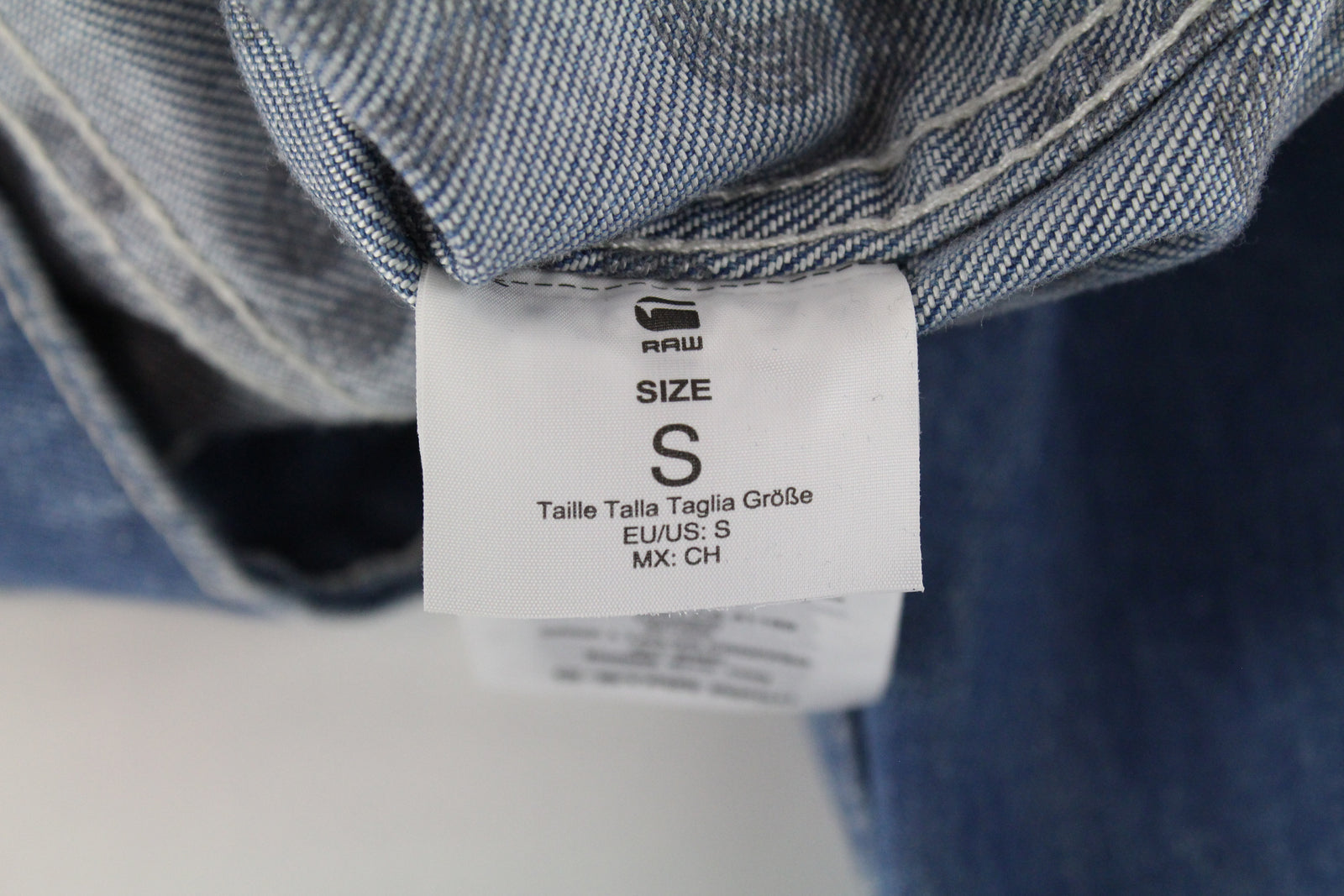 G-STAR Raw For The Oceans Parley Drop 1 Women Cropped Jacket Denim Patched S