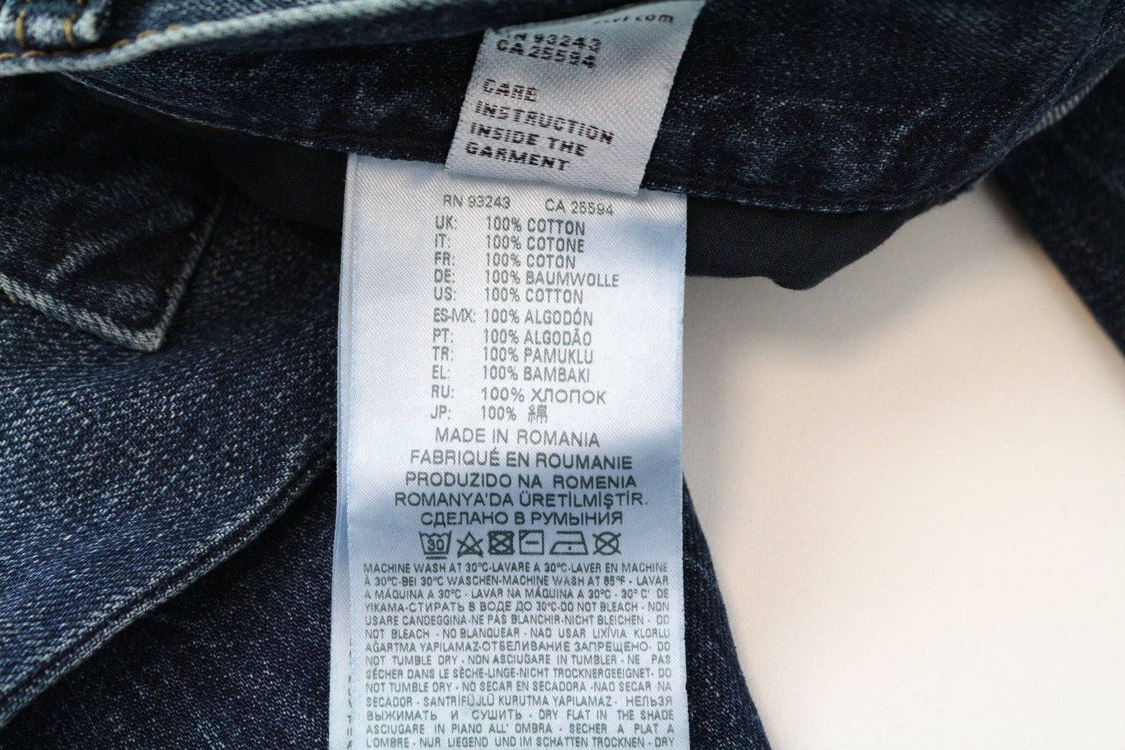 DIESEL Mharky 080AG W29/L32 Pure Cotton Jeans Button-Fly Blue Men's Skinny Style