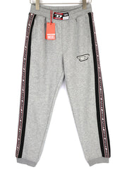 DIESEL AMSB-Bounss-HT02 Men Trousers M Grey Melange Sweat Pockets RRP€125