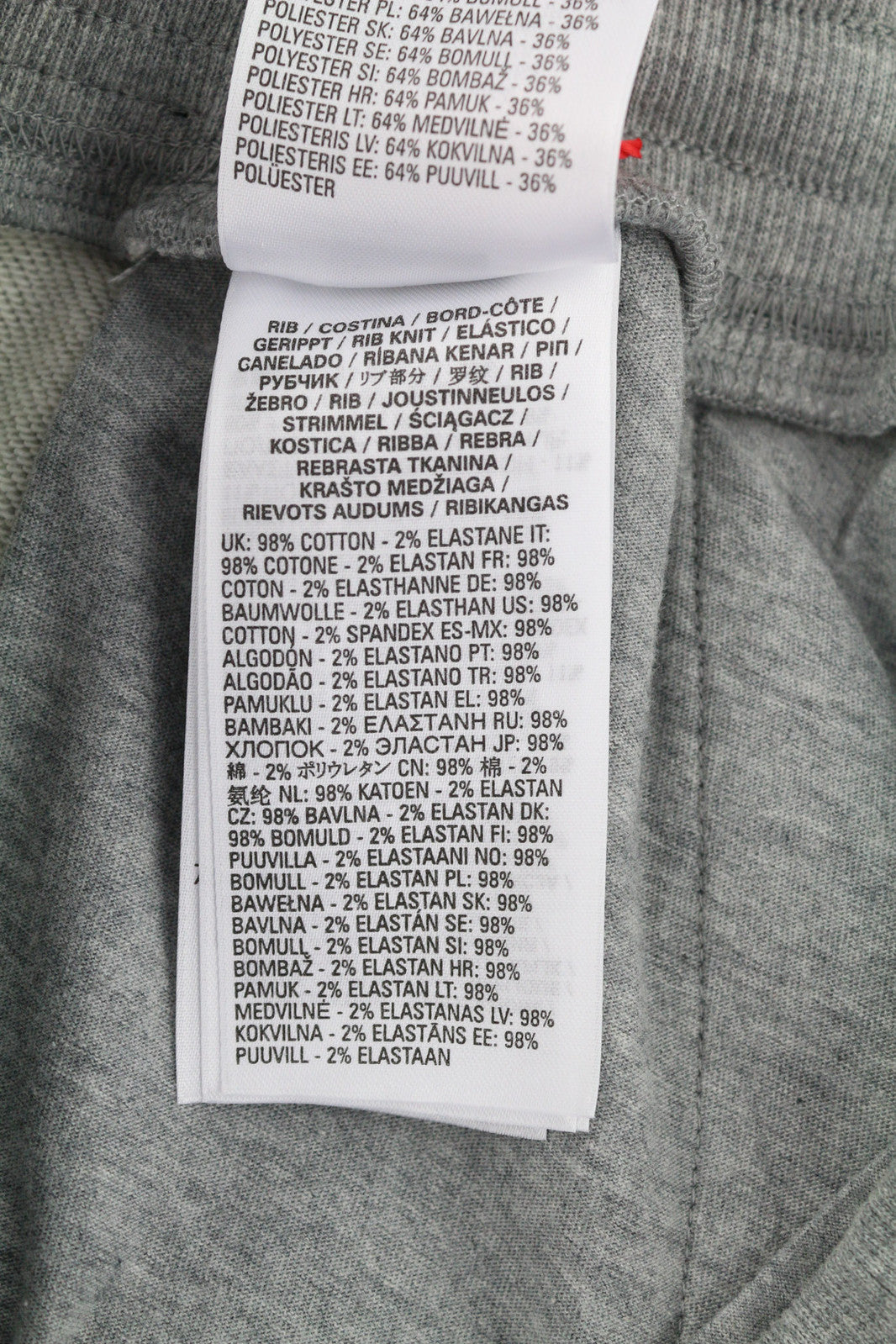 DIESEL AMSB-Bounss-HT02 Men Trousers M Grey Melange Sweat Pockets RRP€125