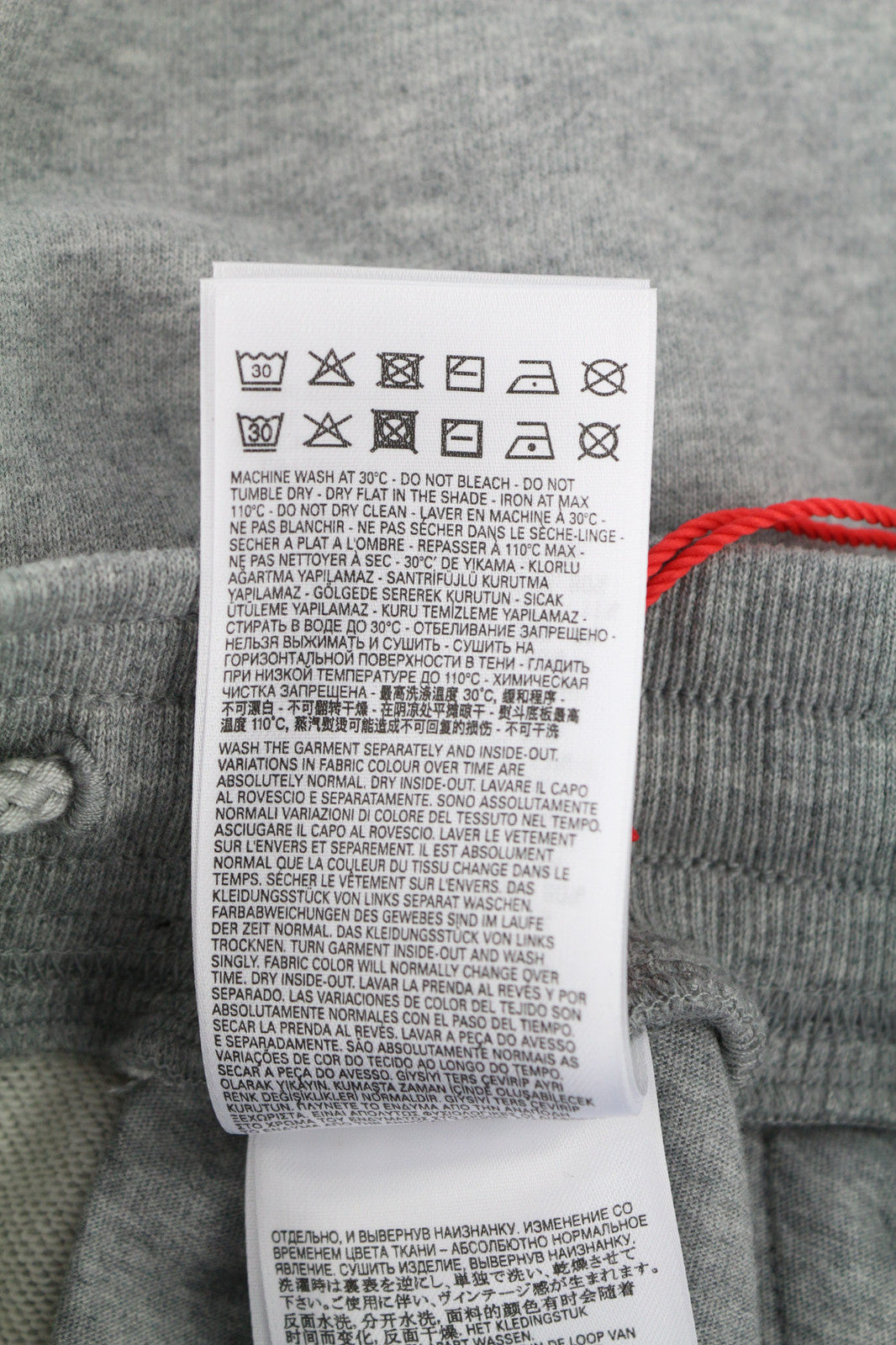 DIESEL AMSB-Bounss-HT02 Men Trousers M Grey Melange Sweat Pockets RRP€125