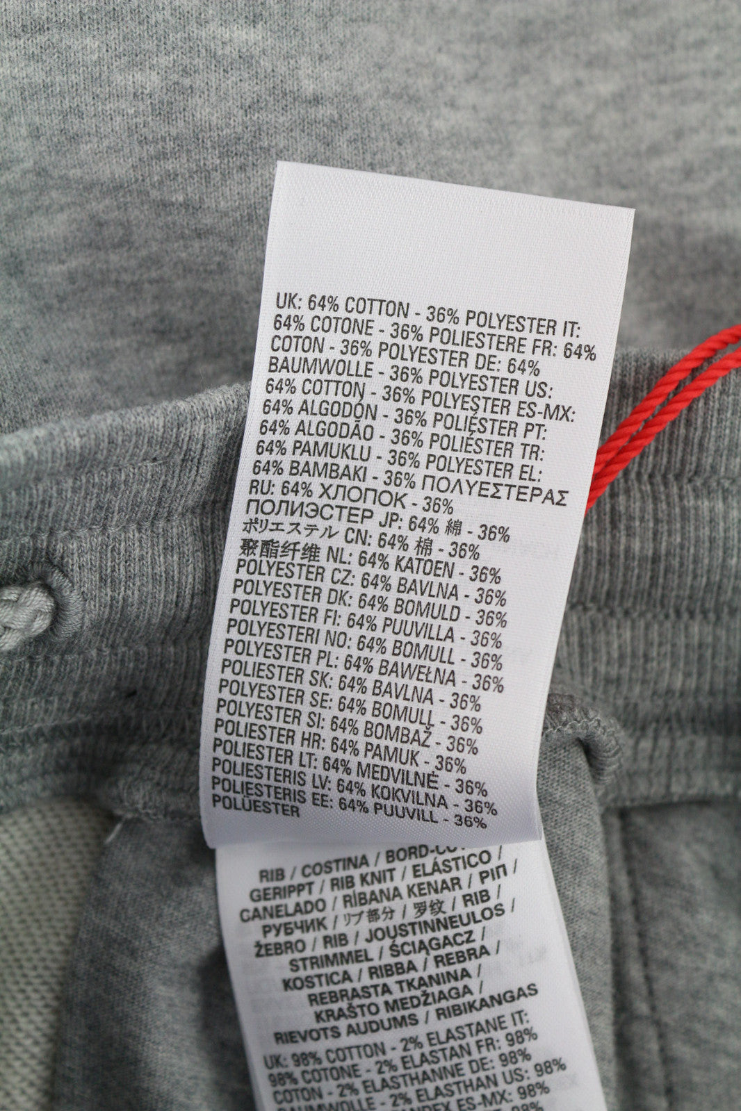 DIESEL AMSB-Bounss-HT02 Men Trousers M Grey Melange Sweat Pockets RRP€125