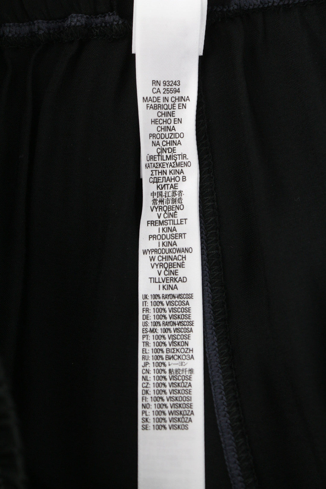 DIESEL UFLB-Tessy Women Trousers XS Black Sweat Elastic Waist Slim Leg Logo