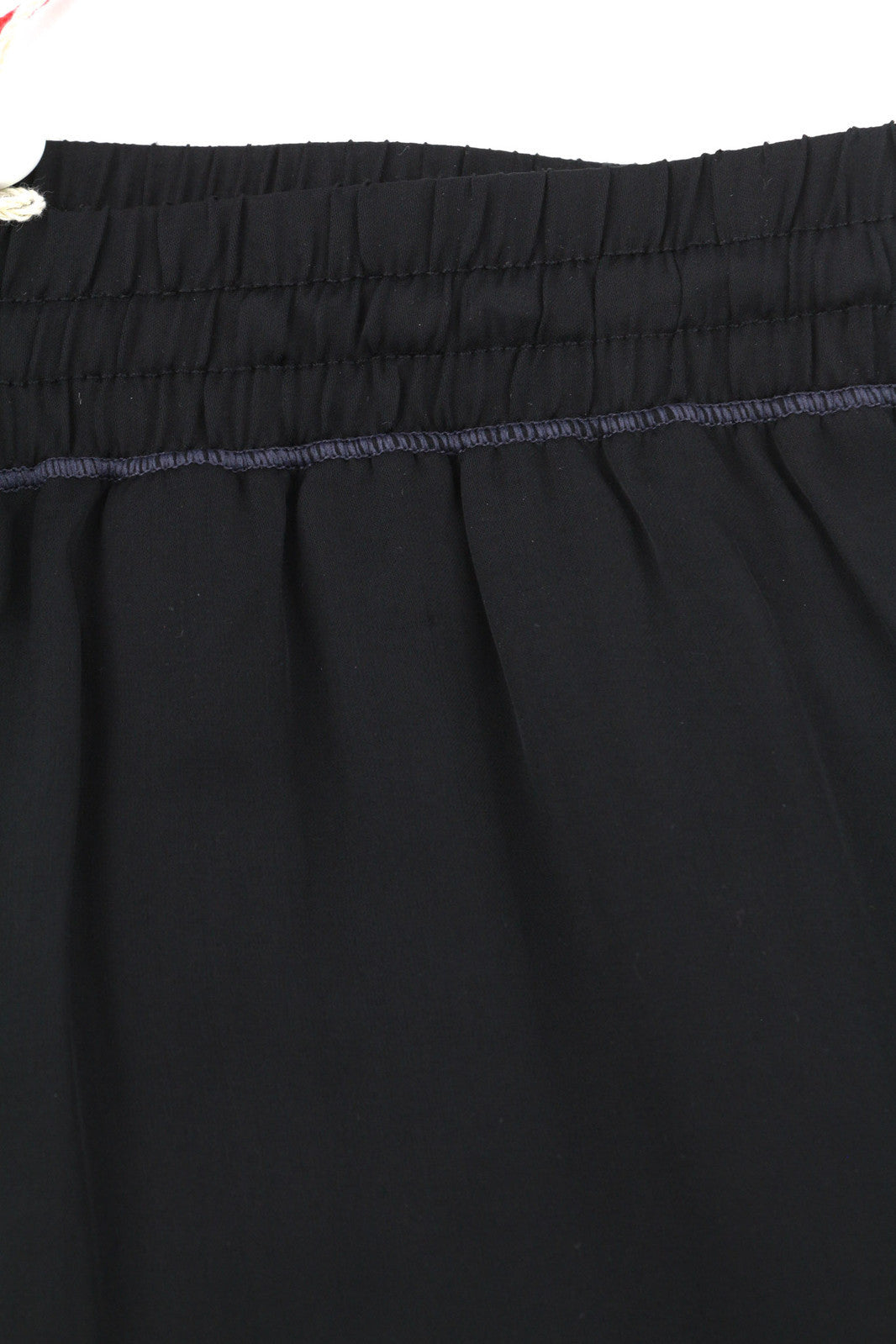 DIESEL UFLB-Tessy Women Trousers XS Black Sweat Elastic Waist Slim Fit Logo