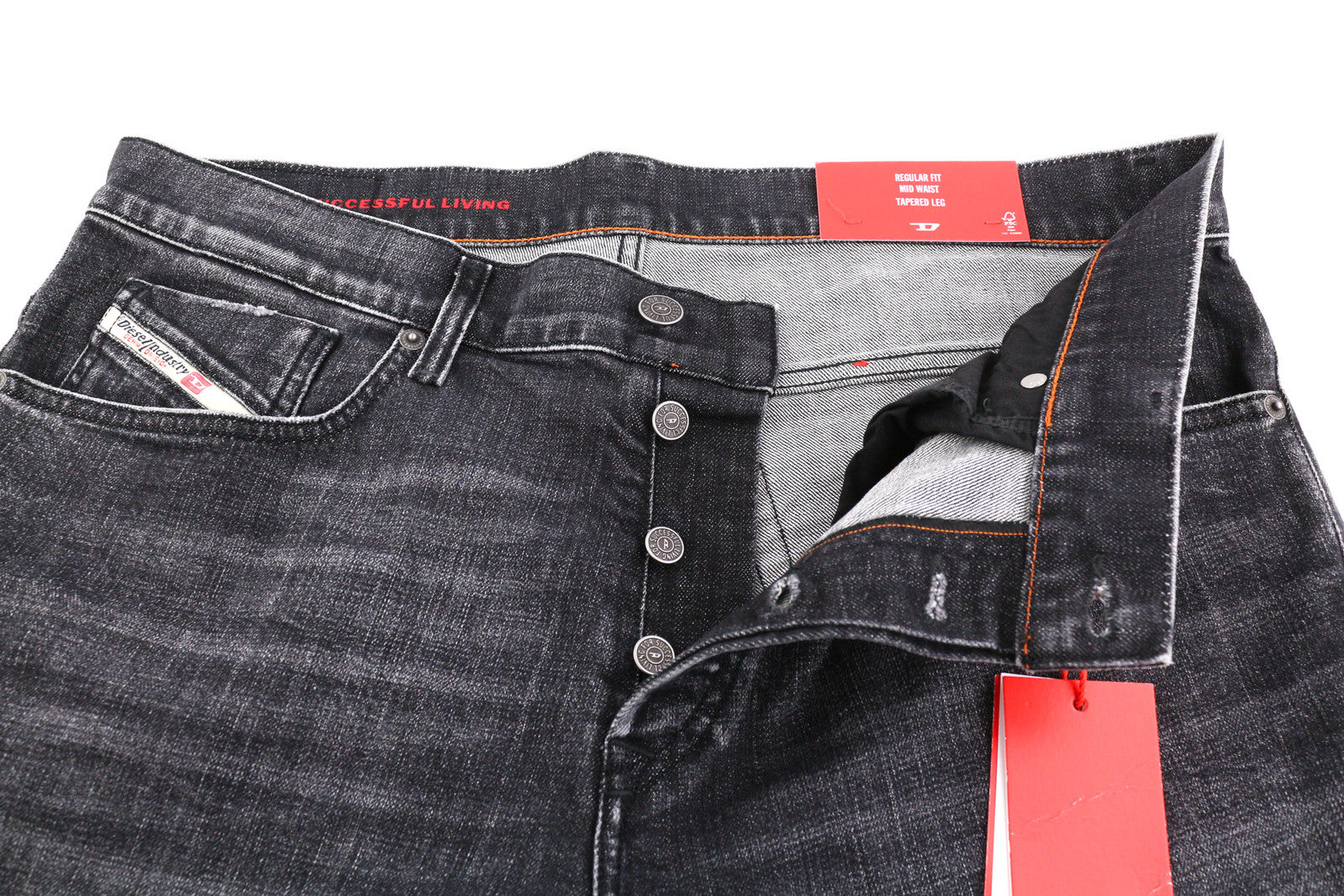 DIESEL 2005 D-Fining 09C75 Men Jeans W34/L30 Regular Tapered Mid Waist RRP€275