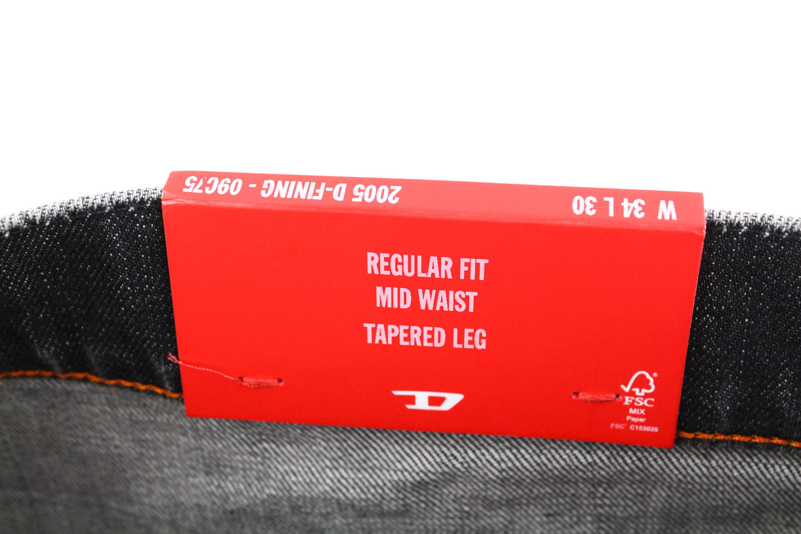 DIESEL 2005 D-Fining 09C75 Men Jeans W34/L30 Regular Tapered Mid Waist RRP€275