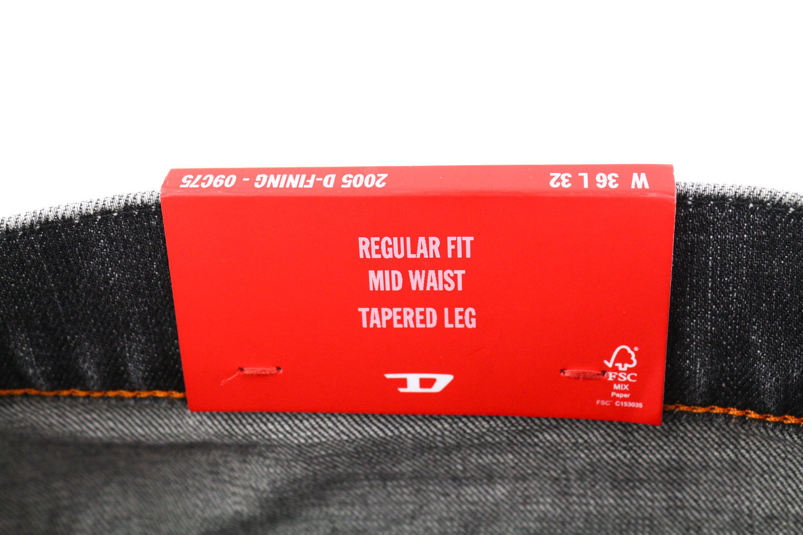 DIESEL 2005 D-Fining 09C75 Men Jeans W36/L32 Regular Tapered Mid Waist RRP€275