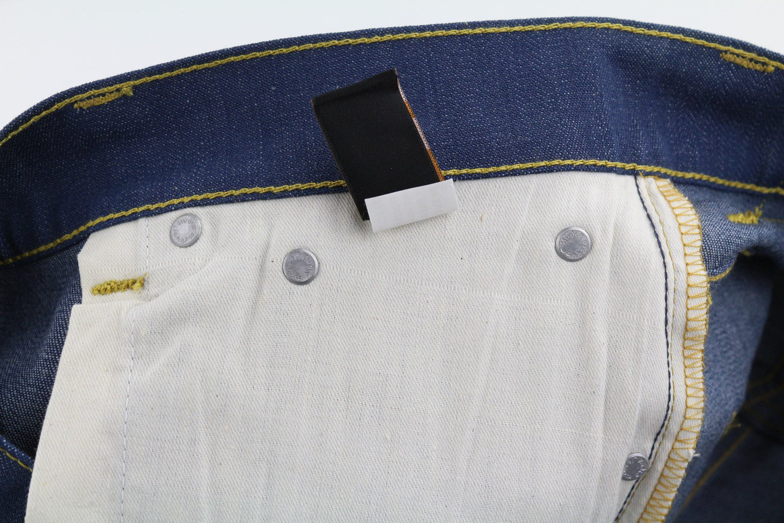 NUDIE Bootcut Barry Men Jeans W30/L34 Blue Revival Dry Button Fly Denim Logo