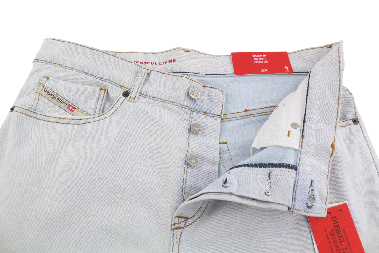 DIESEL 2005 D-Fining 09C06 Men Jeans W34/L32 Regular Fit Tapered Leg Mid Waist