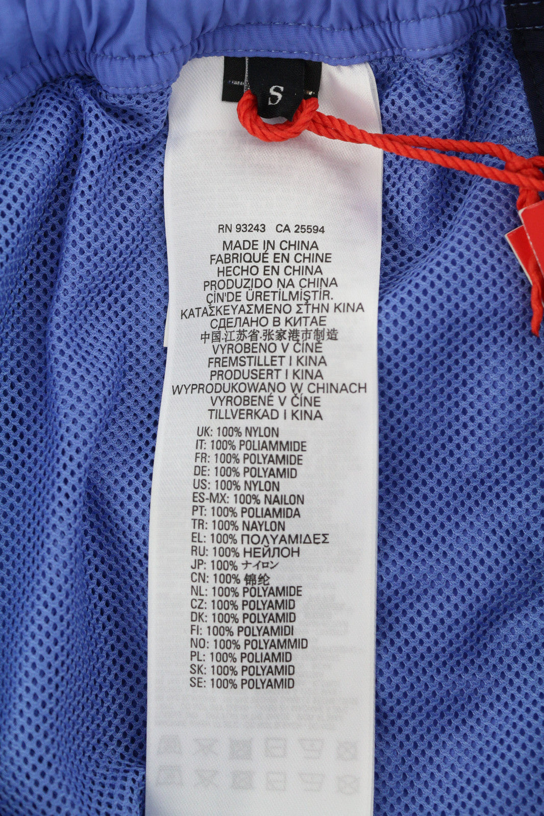 DIESEL AWWB-Sweang-HT25 Women Trousers S Elastic Waist Mesh Track Pant Blue