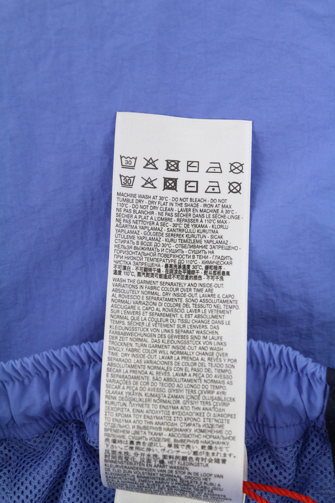 DIESEL AWWB-Sweang-HT25 Women Trousers S Elastic Waist Mesh Track Pant Blue