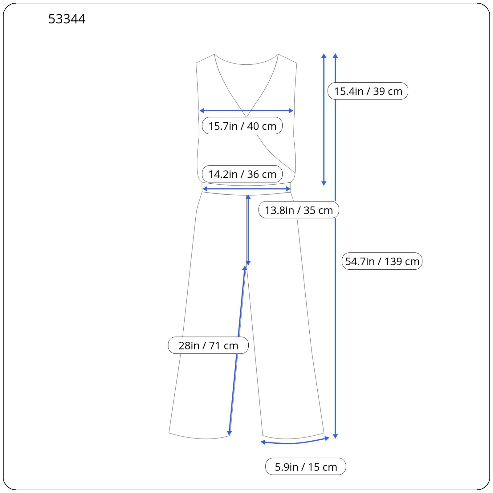 WALG Women Jumpsuit XL Blue Pleated One Shoulder Stretch Padded Bra Style