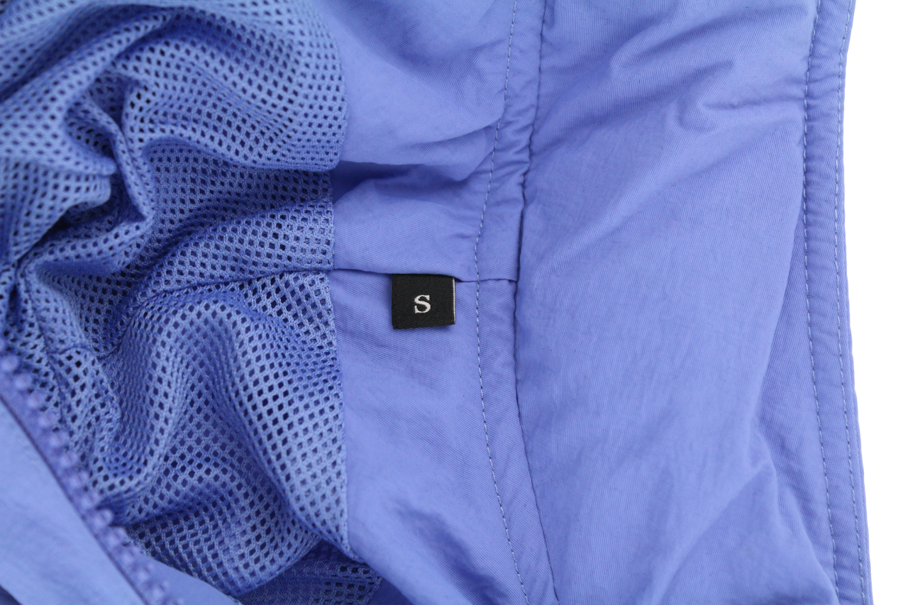 DIESEL Awwt-Swiftor-HT24 Women Jacket S Hidden Hood Mesh Lined Blue RRP195