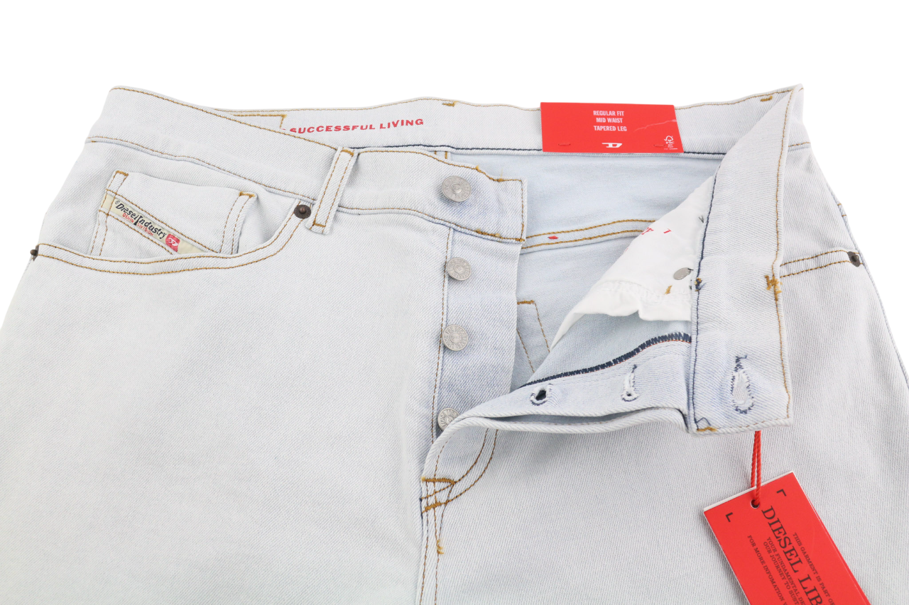 DIESEL 2005 D-Fining 09C06 Men Jeans W33/L34 Regular Fit Tapered Leg Mid Waist