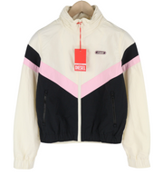 DIESEL Awwt-Swiftor-HT24 Women Jacket M Hidden Hood Mesh Lined Logo RRP€195