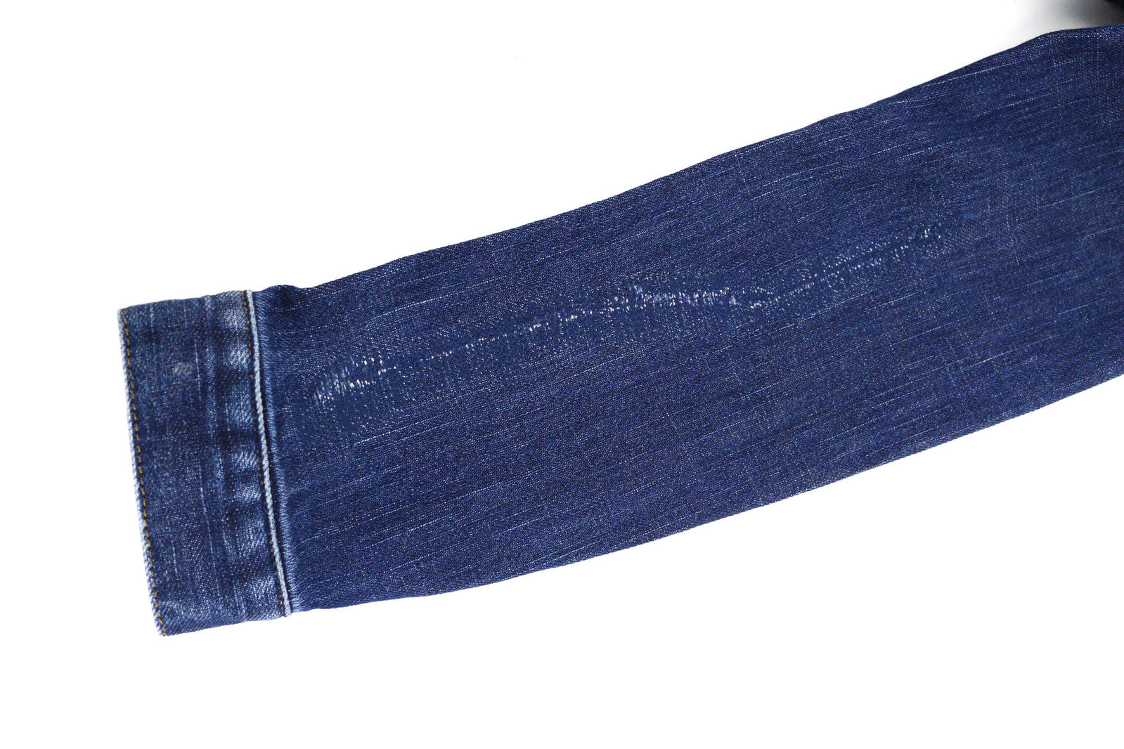 DIESEL De-Limmy Women Jacket XS Denim Blue Washed Buttoned  Neck Ripped